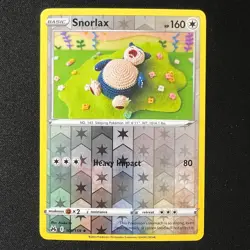 💤 Snorlax 109/159 – Crown Zenith Reverse Holo Rare Pokemon Cards TCG LP - Image 1