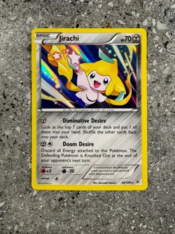 Pokemon TCG Cards Jirachi 42/108 Roaring Skies Holo Rare NM - Image 1