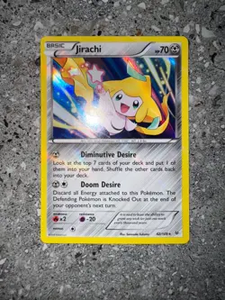 Pokemon TCG Cards Jirachi 42/108 Roaring Skies Holo Rare NM - Image 3