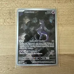 Mewtwo 052 Sv: Scarlet & Violet Promo Cards Holo NM - Image 1