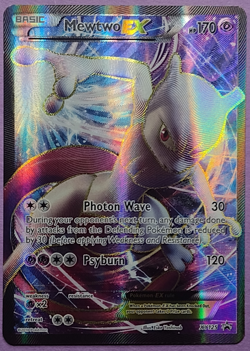 Pokemon Mewtwo EX #XY125 XY Full Art Promo Holo 170 HP English Card 2016 - Image 1