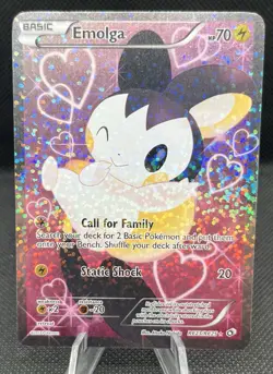 Pokemon TCG Emolga RC23/25 Full Art Rare Holo Card Legendary Treasures 🔥💎 - Image 1