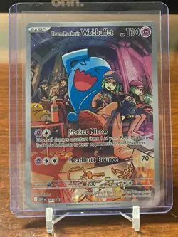 Pokemon Team Rocket's Wobbuffet 203 Sv: Scarlet & Violet Promo Cards Holo Promo - Image 1