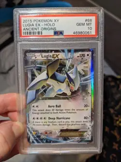 PSA 10 Lugia EX Holo Ancient 2015 Legend Rare Pokemon Card - Image 2