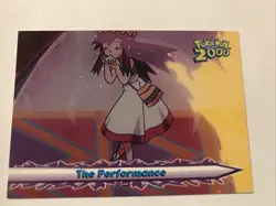 Pokemon Card The Performance #25 Pokemon The Movie 2000 Topps Blue Logo NM - Image 1