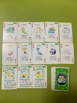 Very Rare Pokemon poker card Red & Green Playing Cards 1996 Charizard From JP 03 - Image 4