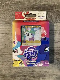 My Little Pony CCG Canterlot Nights Starter Deck Enterplay 59 Cards Celestia Ra… - Image 1