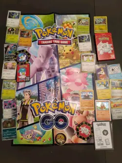 Pokemon Go Poster With McDonald's Pokemon Cards - Image 1