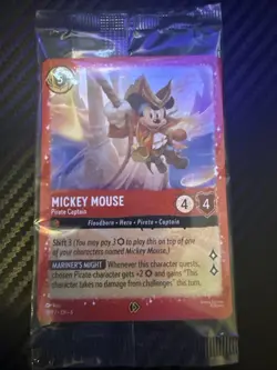 Mickey Mouse - Pirate Captain 18/P2 Promo Cards Sealed - Image 1