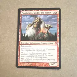 Wizards of the Coast Purphoros, God of the Forge Theros Mythic Red Regular Card - Image 1