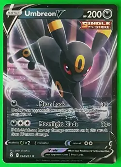 Umbreon V - 094/203 - Pokemon Evolving Skies Sword & Shield Ultra Rare Card NM - Image 1