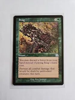 Snag - Prophecy - MTG Magic - Uncommon - Green Instant - Image 1