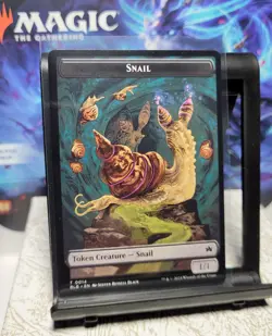 MTG Bloomburrow Snail token 14, NM, Non-Foil, Pack Fresh, Ships Quickly - Image 1