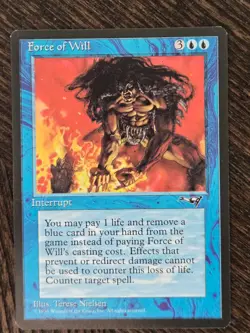 Force of Will Alliances MTG *NM* Near mint Magic the gathering 1 - Image 1