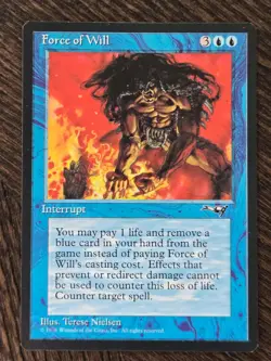 Force of Will Alliances MTG *NM* Near mint Magic the gathering 34 - Image 1