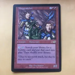 Moggcatcher MTG Nemesis 96/143 Magic the Gathering Rare - LP - Image 1