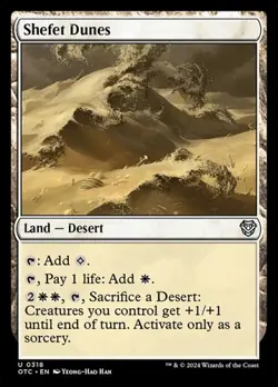 1x Shefet Dunes NM Eng MTG - Commander Outlaws of Thunder Junction - Image 1