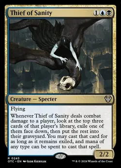 1x Thief of Sanity NM Eng MTG - Commander Outlaws of Thunder Junction - Image 1