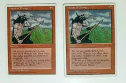 Winds of Change (2) Fourth Edition LP/HP MTG Magic the Gathering - Image 1