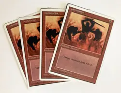 Immolation (4) Fourth Edition NM MTG Magic the Gathering - Image 1