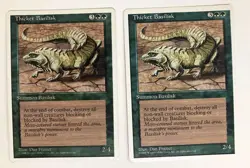 Thicket Basilisk (2) Fourth Edition NM MTG Magic the Gathering - Image 1