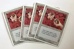 Healing Salve (4) Fourth Edition NM/LP MTG Magic the Gathering - Image 1