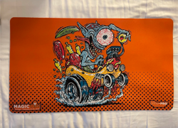 Magic MTG MagicCon Chicago Exclusive Playmat FBLTHP Hotrod - Image 1