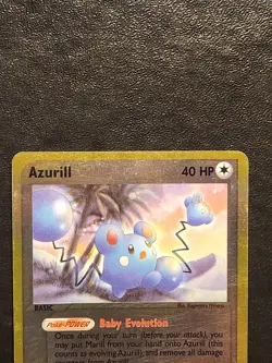 Pokemon Card - Azurill Sandstorm 31/100 Uncommon Reverse Holo - Image 3