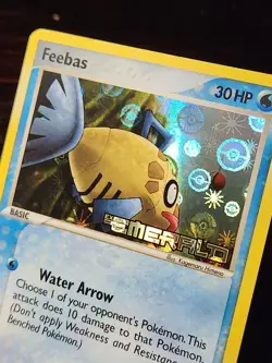 FEEBAS Emerald EX Series POKEMON Holo Stamped 2005 Trading Card 50/106 TCG - Image 3
