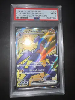 Pokemon TCG Garchomp EX #204 Black Star Promo Holo Rare Cynthia's PSA 9 - Image 1