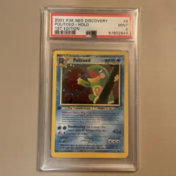 Pokemon 1st Edition Politoed 8/75 - PSA 9 MINT - Neo Discovery Holo Vintage Rare - Image 1