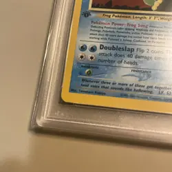 Pokemon 1st Edition Politoed 8/75 - PSA 9 MINT - Neo Discovery Holo Vintage Rare - Image 5