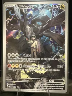Pokemon N's Zekrom 031 MEP: Black Star Promo Holo Basic Dragon 130 HP - Image 1