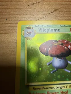 1999 Pokemon Vileplume 15/64 Holo Rare Jungle Set WOTC Vintage Holographic LP - Image 4