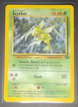 1999 Pokemon Jungle Scyther #26/64 - Image 1