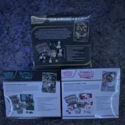 Pokemon Elite Trainer Box Mega Evolution, Black Bolt, White Flare 3 Box Set - Image 2