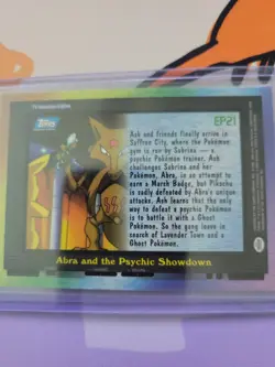EP21 ABRA AND THE PSYCHIC SHOWDOWN- Topps - POKEMON - Image 2