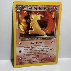 Dark Typhlosion Neo Destiny 010/105 Holo Rare MP Pokemon - Image 2