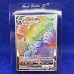 Pokemon - Rillaboom VMAX (Secret) - 193/192 Rebel Clash - Secret Rare - NM - Image 1
