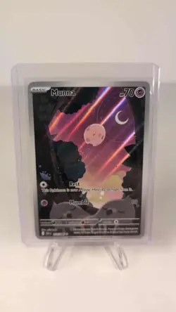 Pokemon TCG Munna 116/086 Sv: Black Bolt Holo Illustration Rare Basic 70 HP - Image 1