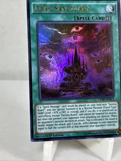 Yugioh Dark Sanctuary DPRP-EN011 1st Edition Ultra Rare - LP - Image 3