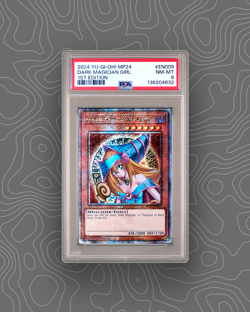 2024 YU-GI-OH! MP24-EN009 DARK MAGICIAN GIRL 1ST-EDITION QCSR PSA 8 - Image 1