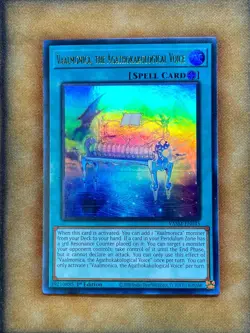 Yugioh Vaalmonica, the Agathokakological Voice VASM-EN035 Ultra Rare 1st Ed NM - Image 1