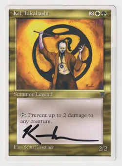 Signed Kei Takahashi HP Chronicles Artist Scott Kirschner 1995 MTG Magic Vintage - Image 1
