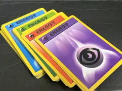 Pokemon Cards VINTAGE Base Set Energy Complete Common Set 97/102-102/102 NM/M - Image 2