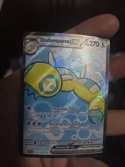 Pokemon TCG Dudunsparce EX 178/159 Journey Together JTG Ultra Rare Card - Image 1