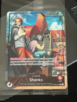 Shanks SEALED (2025 PSA Magazine Promo) OP09-001 One Piece Promo Card Foil - Image 1