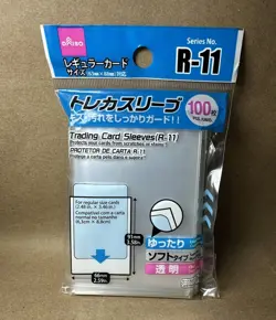 DAISO 3-Pack Card Sleeves Bundle R‑11 100 Each, Total 300, TCG Pokemon One Piece - Image 2