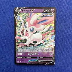 Sylveon V SWSH202 Holo Ultra Rare Promo Pokemon Card - NM B - Image 1