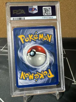 Pokemon TCG Blastoise Base Set Holo Shadowless Rare Card 2/102 PSA 4 Rare Wotc - Image 2